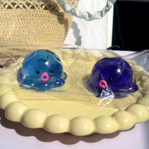 Mini jouets en gelée en forme de pieuvre, jouets souples à presser, animaux mignons anti-stress, couleurs assorties pour la vente en gros - Product Image 2