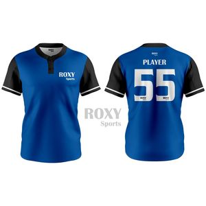 Maillot de baseball personnalisé OEM imprimé par sublimation, respirant, séchage rapide, 100 % polyester, pour homme et femme - Product Image 1