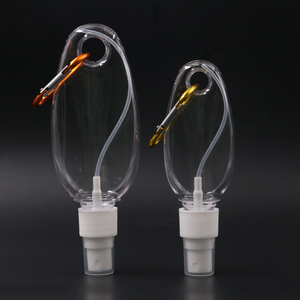 Nhà Máy Đóng Gói Treo Rõ Ràng PETG Spray Chai 60Ml 30Ml Lotion Container Tay Khử Trùng Keychain Chủ Chai Rỗng - Product Image 3