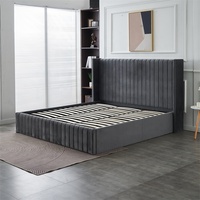 Lit complet de luxe avec rangement intégré, disponible en tailles Queen, Double, King Size et Matrimonial