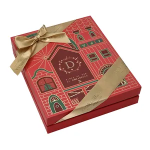 ISO BSCI usine personnalisée luxe bonbons noël boîte de chocolat boîte d'emballage de chocolat