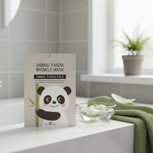 Mascarilla Facial Coreana Hidratante y Humectante para el Cuidado de la Piel, con Divertidos Personajes de Panda y Gato, Mascarilla Facial Funcional - Product Image 3