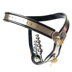 Ceinture de chasteté imperméable pour femmes, modèle HT-XXNT, jouet sexuel alternatif pour adultes, forme de cœur, T-back, verrouillage caché, jouets sexuels SM - Product Image 1