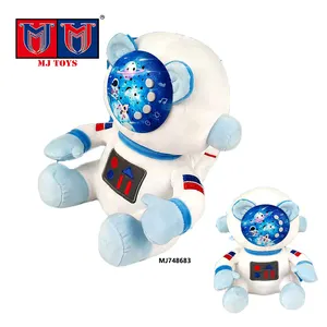 Nouveau jouet en gros confort coloré Projection peluche en plastique peluche Projection bébé astronaute tissu poupée jouet