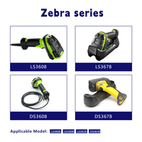 SOTESIN, escáner de código de barras de cobre puro de 3m, Cable USB a Rj50, Cable conector de lector de código QR para Zebra, LI3678-SR
