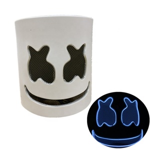 Dashen Venta caliente Cosplay fiesta LED de luz <span class=keywords><strong>DJ</strong></span> de máscara Marshmello casco - Product Image 4