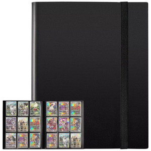 Fundas Protectoras para Tarjetas Coleccionables, Diseño <span class=keywords><strong>de</strong></span> Correa <span class=keywords><strong>de</strong></span> PP, 360 Tarjetas, Carga Lateral, 9 Bolsillos, para <span class=keywords><strong>Juegos</strong></span>, Deportes, Álbum <span class=keywords><strong>de</strong></span> Coleccionista - Product Image 1