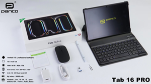 Tablet Android de 10.1 Pulgadas, Marca Panco Tab 16 Pro, 100% Nueva, con Ranura para Tarjeta SIM, WiFi, Teclado Inalámbrico Inteligente, Venta al Por Mayor - Product Image 1