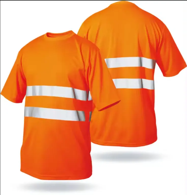 LX obral besar 100% poliester birdeye /single jersey hi vis Polo kemeja keselamatan reflektif Polo T Shirt