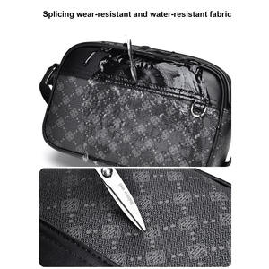 Sac banane de sport tendance pour homme avec logo personnalisé, qualité OEM, imperméable en PU, couleur unie, fermeture éclair - Product Image 6