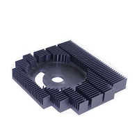 Radiateur de refroidissement pour transistor d'amplificateur de puissance, 50x50x17mm, en alliage d'aluminium anodisé Al6063, profilés d'aluminium découpés