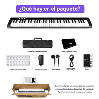 TERENCE TS-01 61-Key Electronic Digital Keyboard & Portable Electric Organ Home Piano for Personal Music Creation
