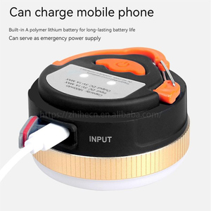 Câu Cá Ngoài Trời 3 LED Nam Châm Ngân Hàng Điện Cảnh Báo Đèn ABS Có Thể Sạc Lại Mini Cắm Trại Đèn Lồng Cho Ngoài Trời Sử Dụng Lều Ánh Sáng - Product Image 5