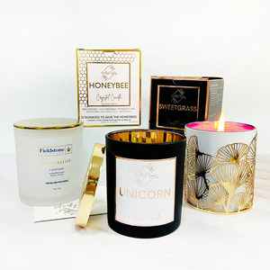 High Quality Candle Container Clear Glass Jar With Metal Lid Candle Holder Candle Jar With Metal Wooden Lid