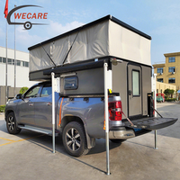 Wecare Camping-car sur mesure pour pick-up, caravane coulissante, camping-car tout-terrain à quatre roues, camping-car coulissant pour pick-up