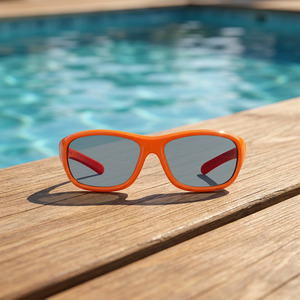 Lunettes de soleil unisexes pour adultes, orange, 4007, légères, UV400, monture intégrale avec protection UV pour les activités de plein air - Product Image 3