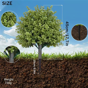 Ramas de Ciprés y Eucalipto Artificiales Realistas, Estacas de Vegetación Artificial para Arreglos Florales en Jardines y Macizos de Flores - Product Image 5