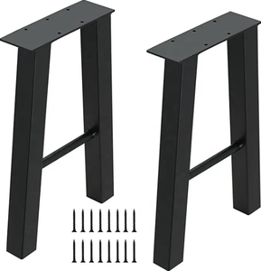 Jambes de Table en métal de cadre en acier de fonte industrielle moderne chaude pour la Table de meubles de salon de banc de bureau - Product Image 1