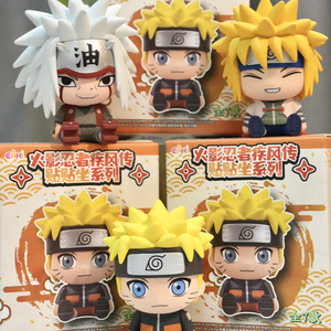 Authentique EAKI Ninja Sitting Series Chibi Figure Blind Box 6PCS Set Anime Ninja Chubby Collectible Toys Gifts - Product Image 6