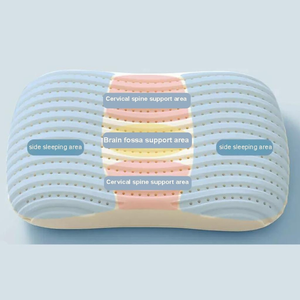Il cuscino per il collo <span class=keywords><strong>in</strong></span> <span class=keywords><strong>lattice</strong></span> naturale aiuta ad alleviare la pressione utilizzata per alleviare il dolore al collo con una federa morbida - Product Image 2