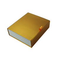 Boîtes cadeaux magnétiques pliables en feuille d'or rose OEM Emballage cadeau à bas prix avec fermeture magnétique FSC