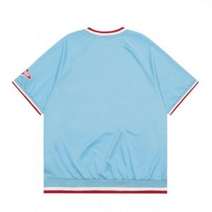 Maillot de baseball pour homme, broderie logo, grande taille, respirant, anti-humidité, séchage rapide, spandex/polyester, couleur personnalisée - Product Image 4