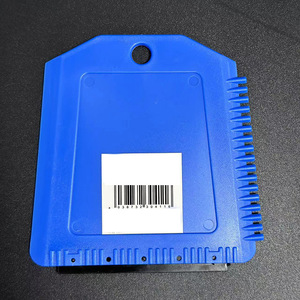Plastic Ice Scraper 12x11.5cm With Hole Printable Logo For Car Use - Product Image 4