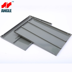 Étagère en métal peint et réglable, 50 pièces, tablette de étagère à angle fendu en acier, plaque pour magasin, <span class=keywords><strong>garage</strong></span>, ménage - Product Image 1