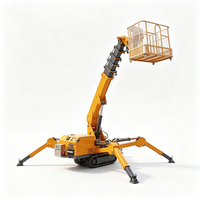 Mini-grue araignée robuste à chenilles hydrauliques pour le levage de poutres en béton dans les parkings