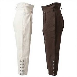 Men's Outdoor Reproduction Uniform Revolutionary White & Brown Custom Logo Color Era Breeches - Product Image 3