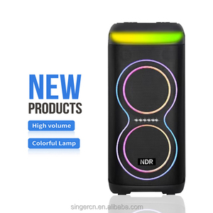 NDR-815 Tốt Nhất Người Bán Mạnh Mẽ Âm Thanh Bên Loa Ngoài Trời Kép 8Inch Máy Karaoke Loa Với Đèn LED Chiếu Sáng - Product Image 4