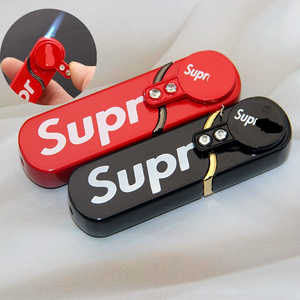 Metaal aansteker Zwarte technologie Volledig metaal opblaasbare aansteker Winddichte superaansteker - Product Image 2