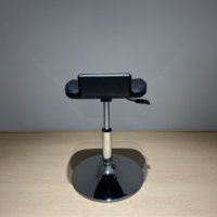 Chaise de bar durable en PU pour salon, foyer, bureau, atelier, chaise de comptoir étanche réglable en hauteur pour caissier, équipage,