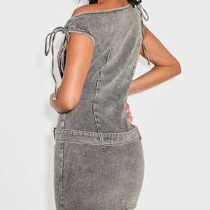 Nuevo Vestido Vaquero Ajustado Asimétrico con Cordones para Mujer, Estilo Sexy de Verano - Product Image 3
