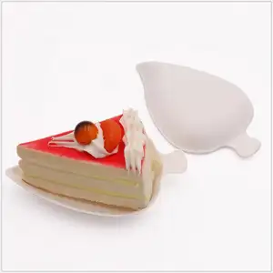 Nuovo Design Creativo Usa E Getta Eco-Friendly Carino Piatto Bagassa della Fragola A Forma di Piatto Della Torta