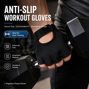 <span class=keywords><strong>Gants</strong></span> d'entraînement en <span class=keywords><strong>cuir</strong></span> personnalisés à demi-doigts avec fermeture magnétique pour femmes, respirants, antidérapants, absorbant les chocs, élastiques, pour la gym, le yoga - Product Image 2