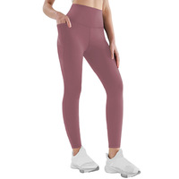 Leggings de gymnastique pour femmes Pantalon de yoga sport avec poche Leggings de poche contrôle du ventre