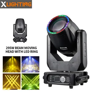 XLighting China Dj 295w LedビームライトDmxLedムービングヘッドライトミニシャーピームービングビームライトステージナイトクラブパーティー用