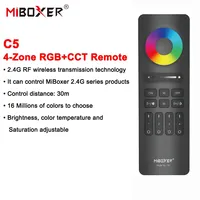 Bande lumineuse LED Miboxer Zigbee 5 en 1 RGBCCT, DC 24V, 5M 10M, ruban LED flexible, application intelligente Tuya, télécommande pour Alexa Google
