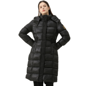Custom Logo Winter <strong>Women</strong> Long <strong>Coat</strong> Hooded Warm Thick <strong>Black</strong> Down <strong>Parka</strong> Expediton Down Jacket for <strong>Women</strong> - Product Image 1