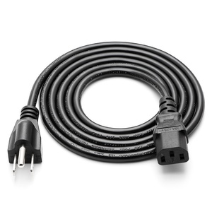 Pure Copper Certification US Standard IEC Three <strong>Plug</strong> 3 <strong>Core</strong> 1.8m 10A Power Cord - Product Image 4