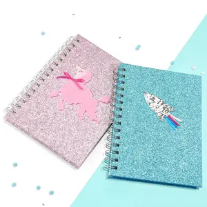 A5 Premium Kawaii Paper Custom Hardcover Cute Spiral Diary Journal Notebooks for Kids