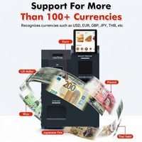 Système de Caisse Automatique pour le Commerce de Détail avec Recyclage de Billets, Lecteur de Codes-Barres, Paiement par Carte QR/NFC, Caisse Enregistreuse et Kiosque de Paiement Automatique avec SDK