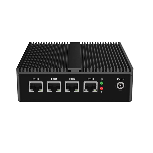 12th Gen Octa Core Fanless Mini PC 2.5G LAN N100 J6413 HD2.0 OPNsense PVE ESXi Linux DDR4 New Firewall Soft Router AU