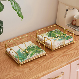 Suporte de Guardanapo de Design Europeu para Restaurantes Ocidentais, Hotéis, Cafés, Mesas, Portátil, Multiuso, Durável, em Ferro para Casa e Escritório - Product Image 4