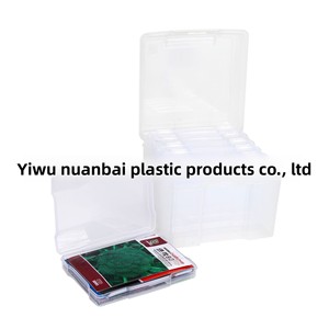 5x7-inch Plastic Rectangle Photo <strong>Storage</strong> Organizer Multi-Functional Sorting Box for Hardware Parts and <strong>Seed</strong> <strong>Storage</strong> - Product Image 4