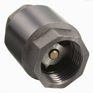 Venta de Liquidación COVNA B2B, Válvula de Retención de Latón de 1/2 Pulgada, 200 WOG, Rosca Hembra BSPP, Tipo de Elevación Vertical con Resorte, en Línea, Anti-Retorno - Product Image 1