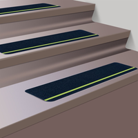 Adhésif acrylique antidérapant Traction Grip Floor Strip Noir Étanche Sécurité Glow-in-the-Dark Anti-Slip Luminous Tape pour Escaliers