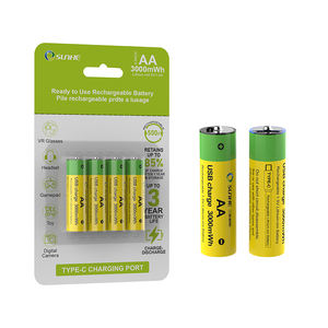 Aa + A-aa充電式Aa 1.5v 2000mah 1.5v Aaa 600mahリチウム電池懐中電灯おもちゃ時計Mp3プレーヤー交換Ni-mhバッテリー - Product Image 5