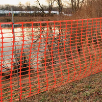 Filet de sécurité en plastique orange pour barrière routière, clôture anti-neige, filet de protection en gros